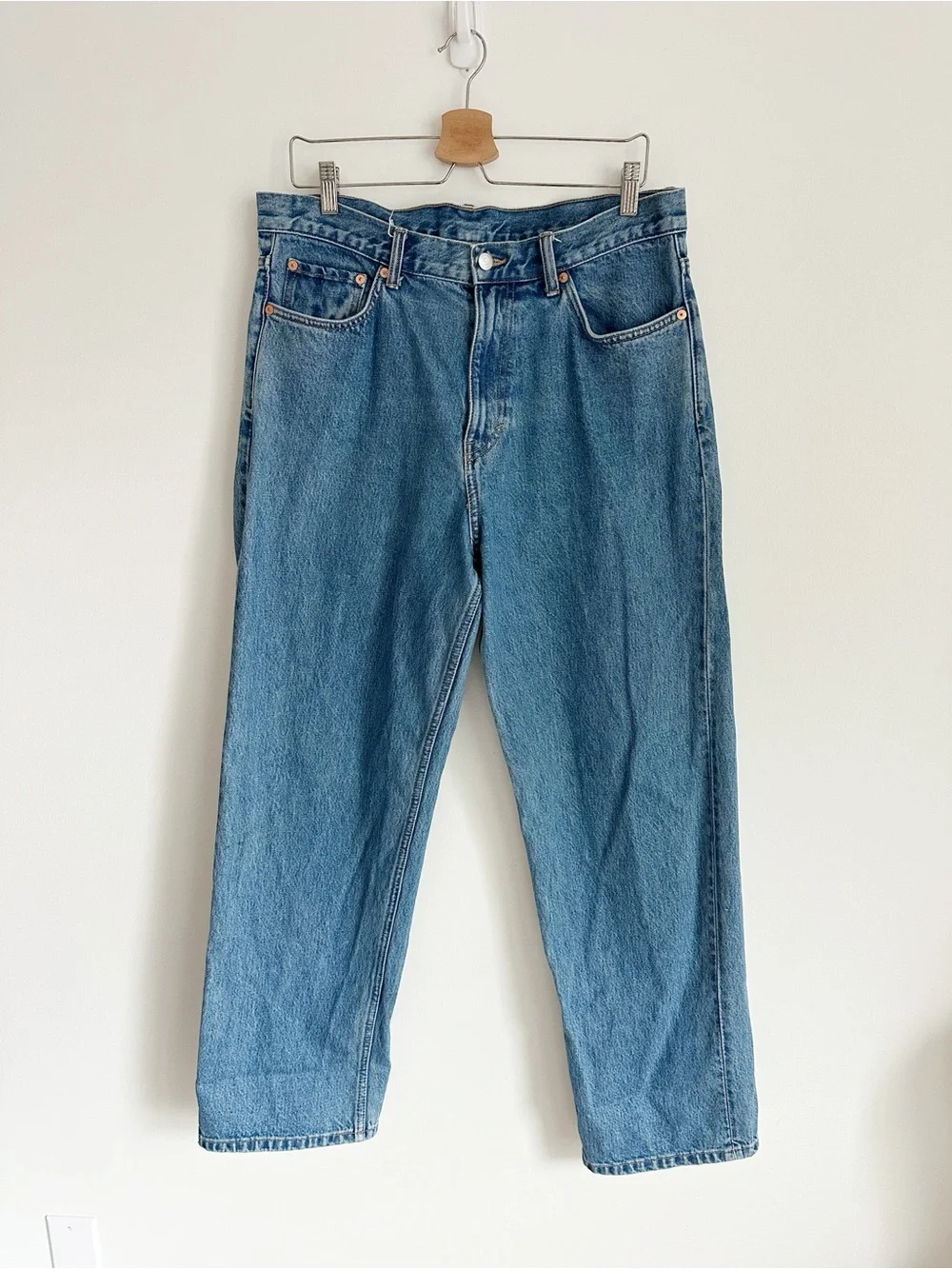 Weekday GALAXY MID RISE LOOSE STRAIGHT JEANS sz 32 x 32